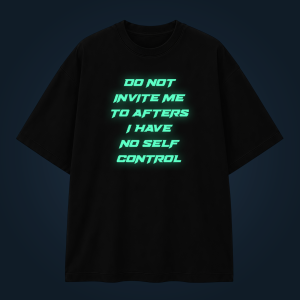 Do Not Invite Me oversized t-shirt