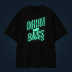 DRUM AND BASS oversized t-shirt