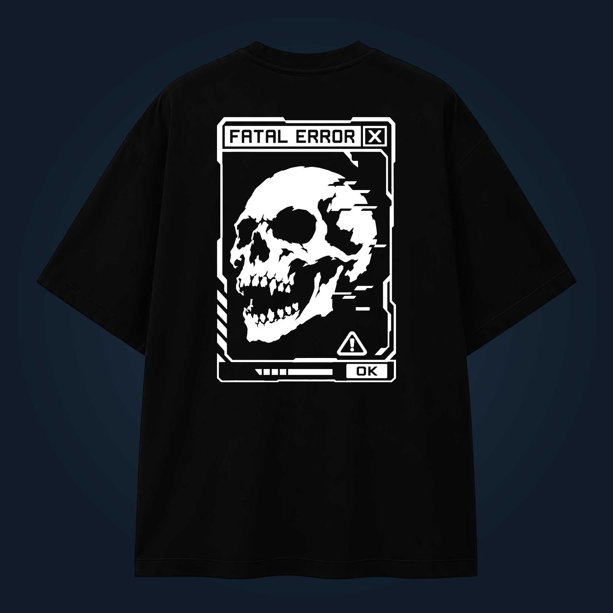 Fatal Error oversized t-shirt backprint - Image 2