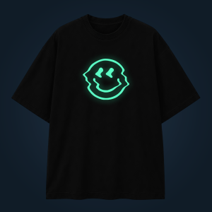 Glitched oversized t-shirt
