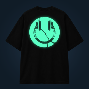 Good Vibes oversized t-shirt backprint