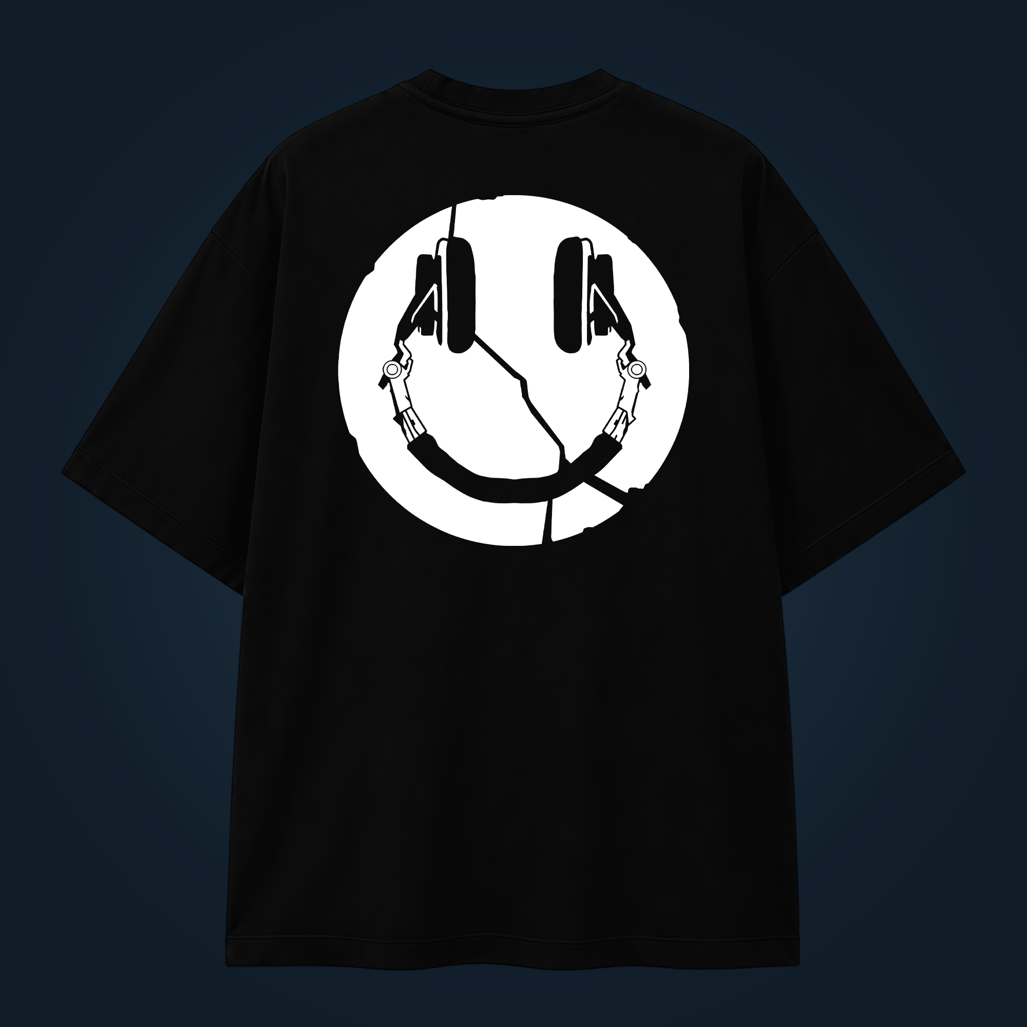 Good Vibes oversized t-shirt backprint - Image 2