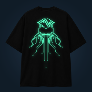 Interstellar oversized t-shirt backprint