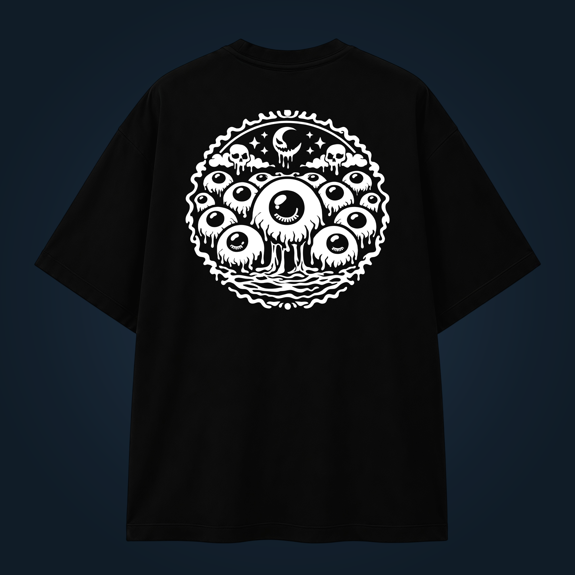 NIGHTWATCH oversized t-shirt backprint - Image 2