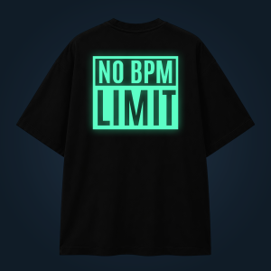 No BPM Limit oversized t-shirt backprint