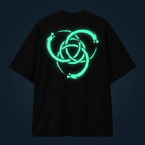 Ouroboros oversized t-shirt backprint