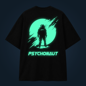 Psycho oversized t-shirt backprint