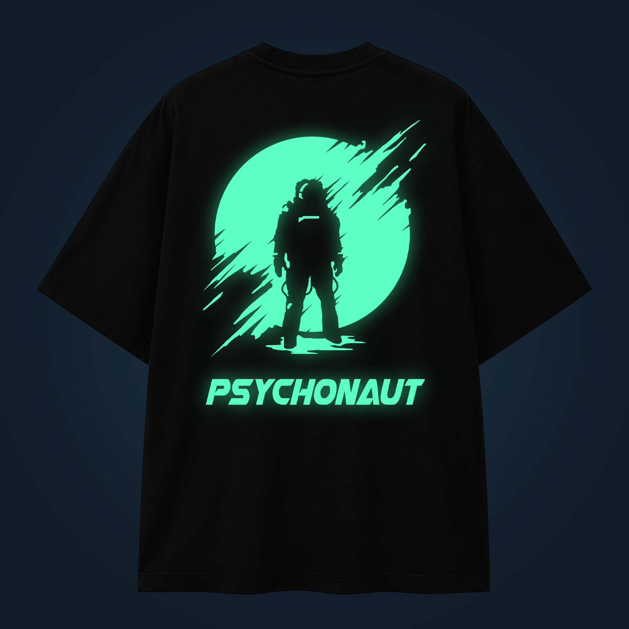 Psycho oversized t-shirt backprint