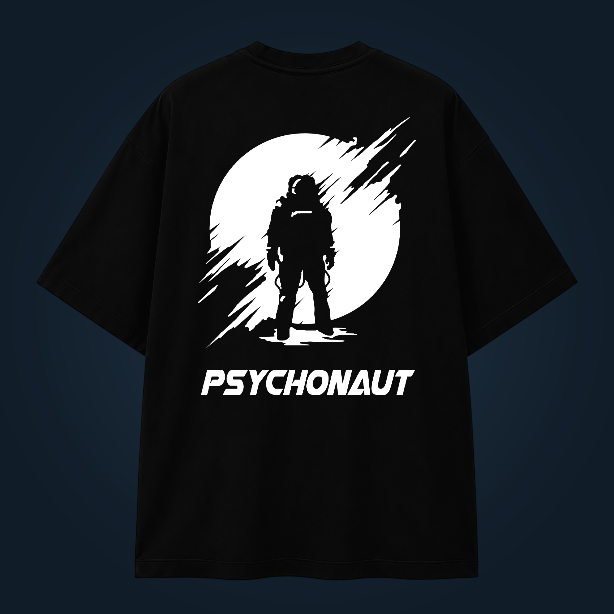 Psycho oversized t-shirt backprint - Image 2