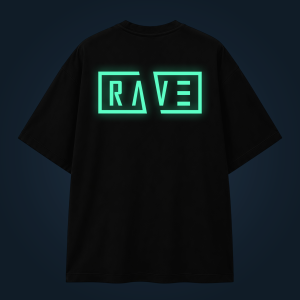 RAVE oversized t-shirt backprint