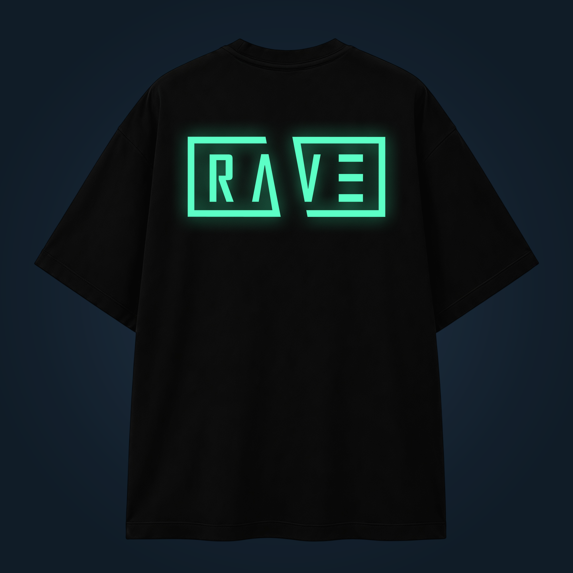 RAVE oversized t-shirt backprint