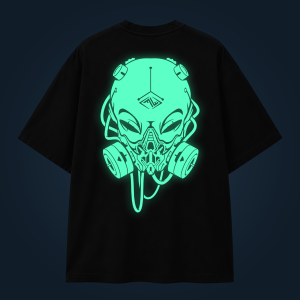 Toxic Visitor oversized t-shirt backprint