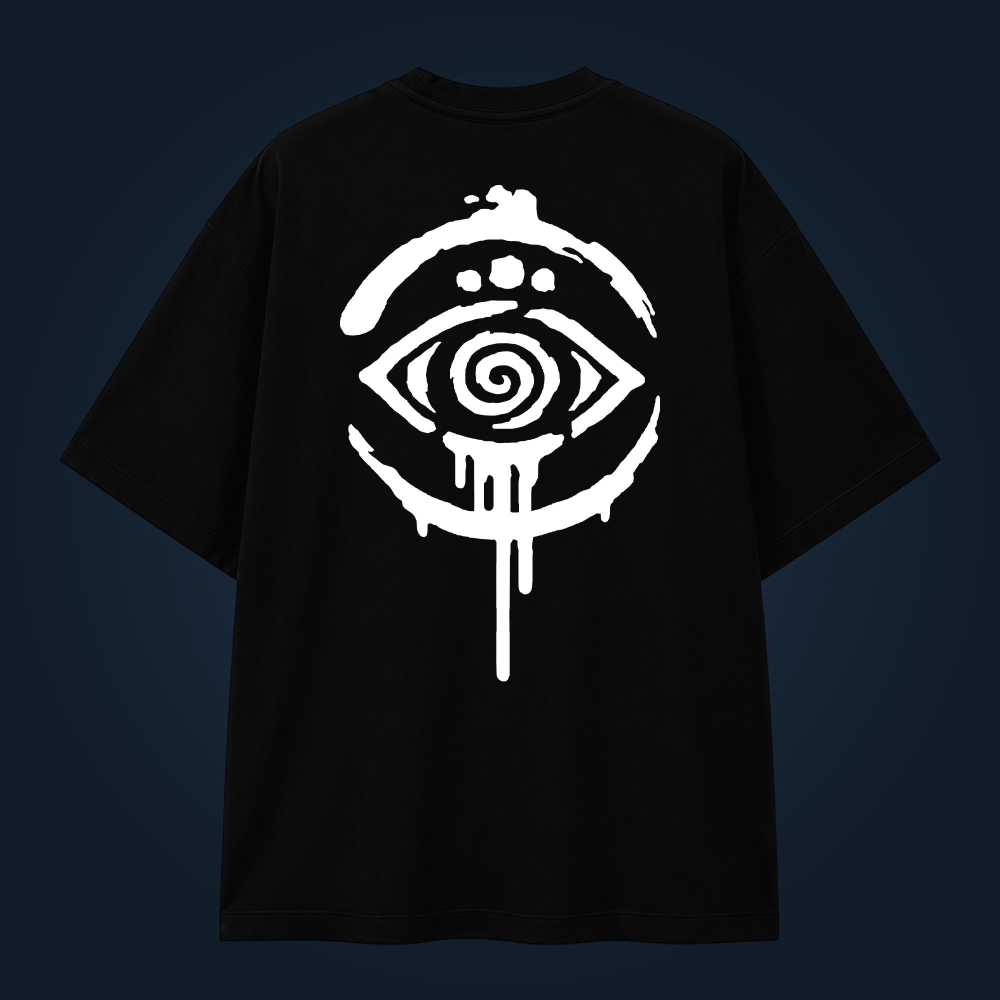 Tribal Eye oversized t-shirt backprint - Image 2