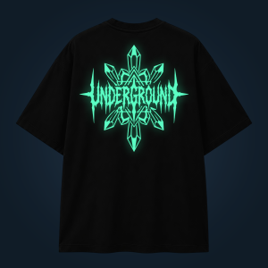 UNDERGROUND oversized t-shirt backprint