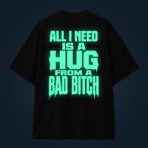 ALL I NEED oversized t-shirt backprint