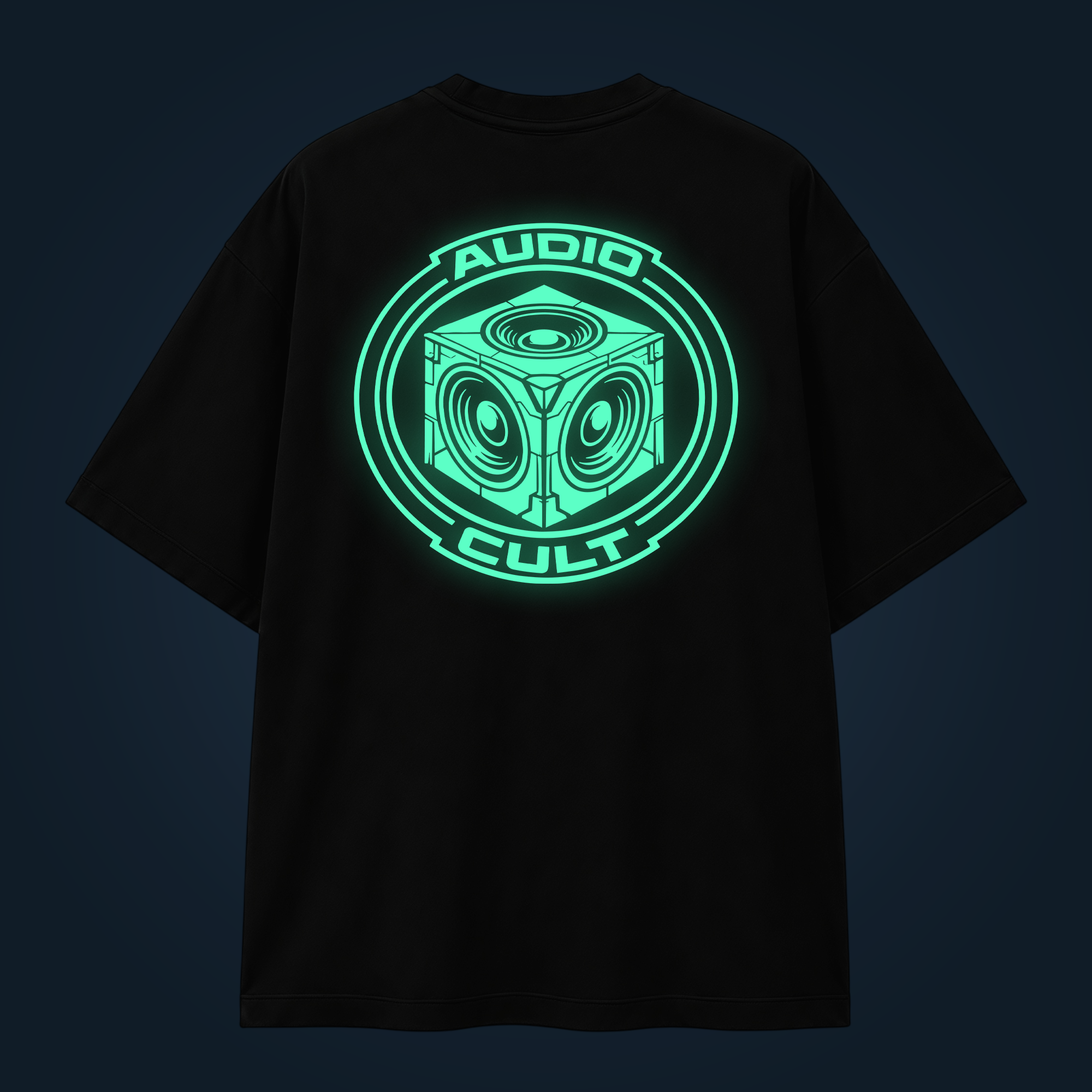 AUDIO CULT oversized t-shirt backprint