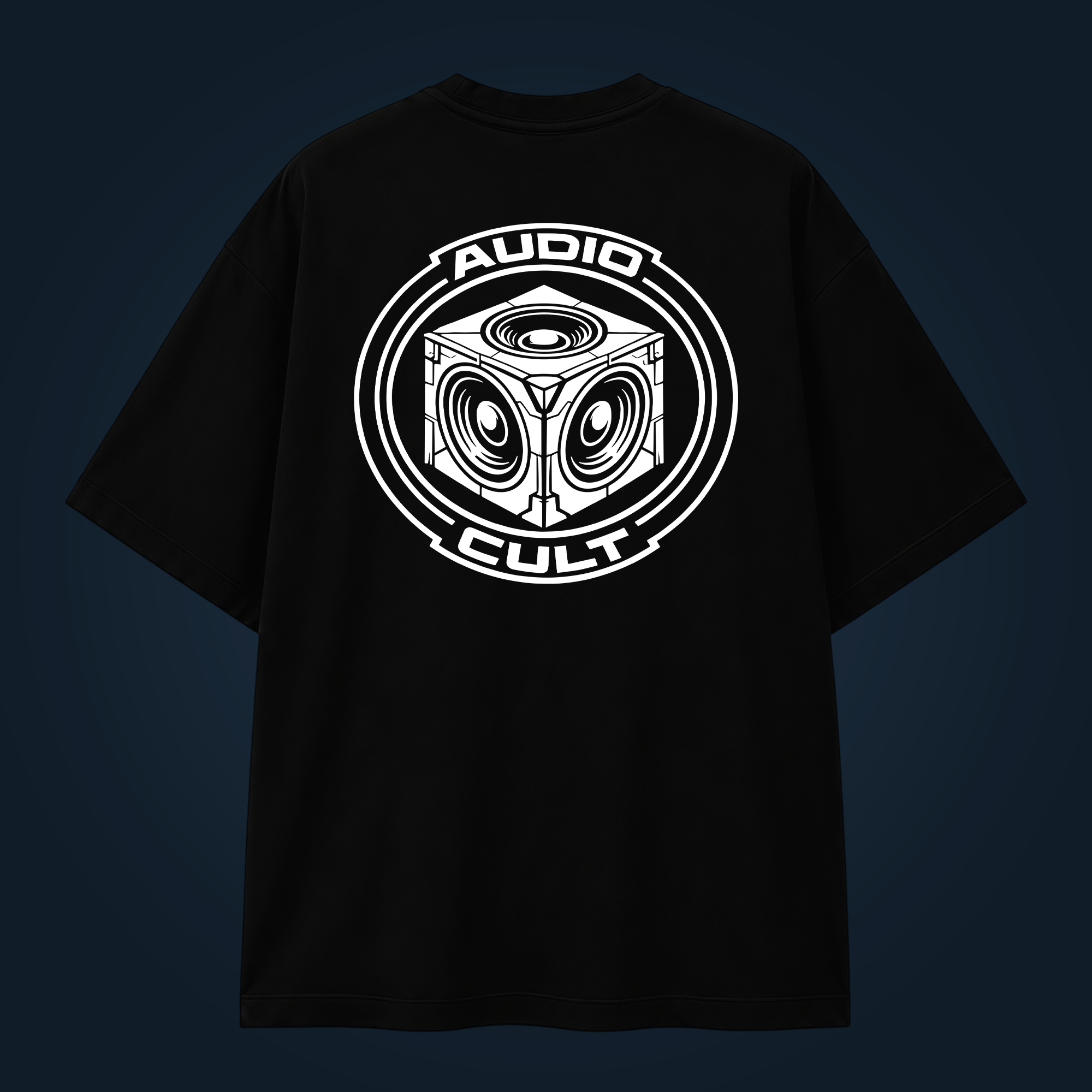 AUDIO CULT oversized t-shirt backprint - Image 2