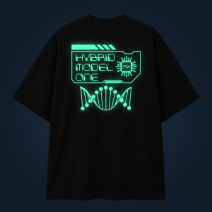 HYBRID MODEL ONE oversized t-shirt backprint