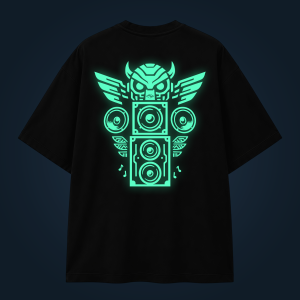 RAVE TOTEM oversized t-shirt backprint