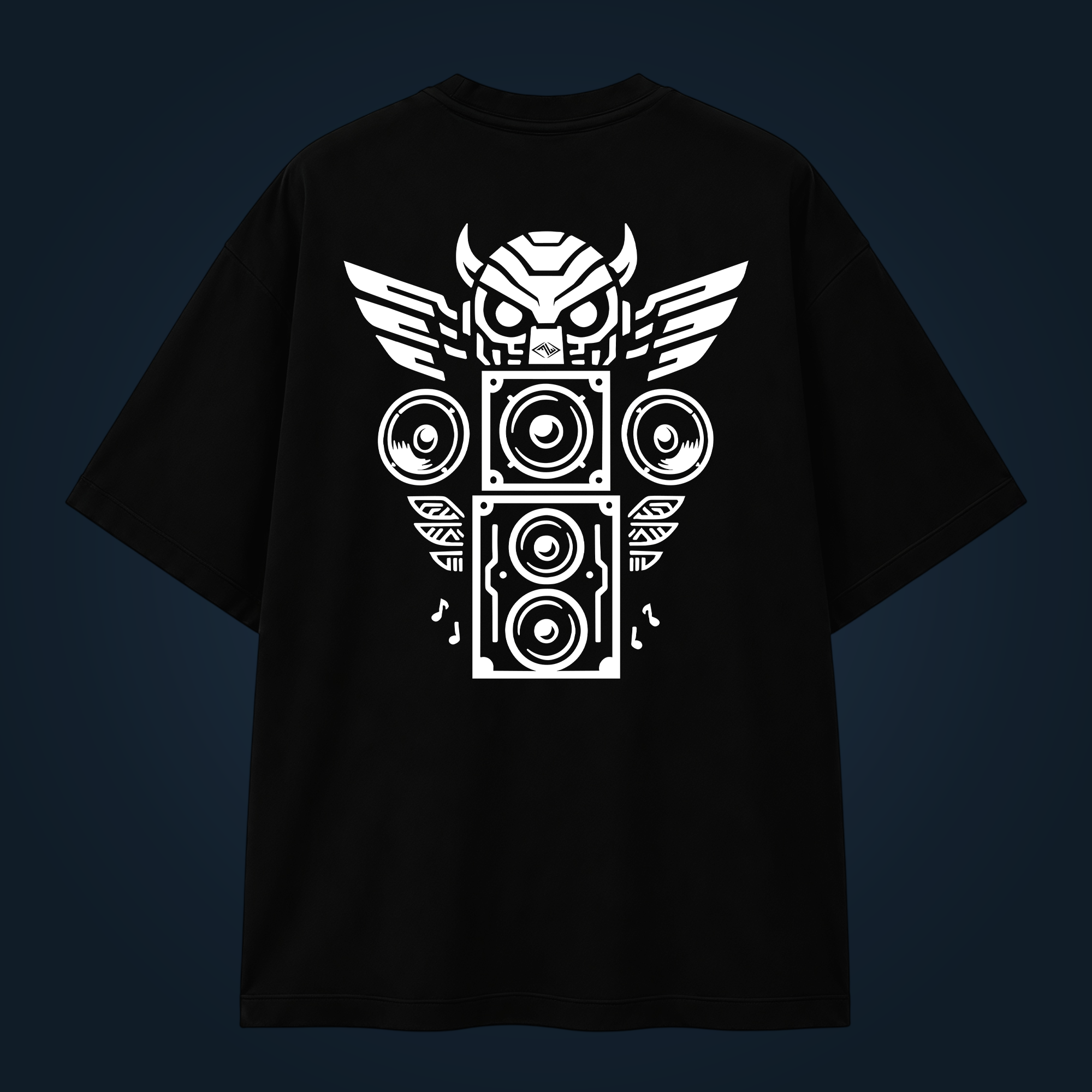 RAVE TOTEM oversized t-shirt backprint - Image 2