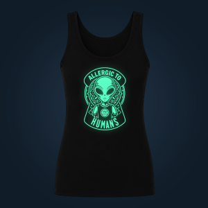 ALLERGIC TO HUMANS tank top women
