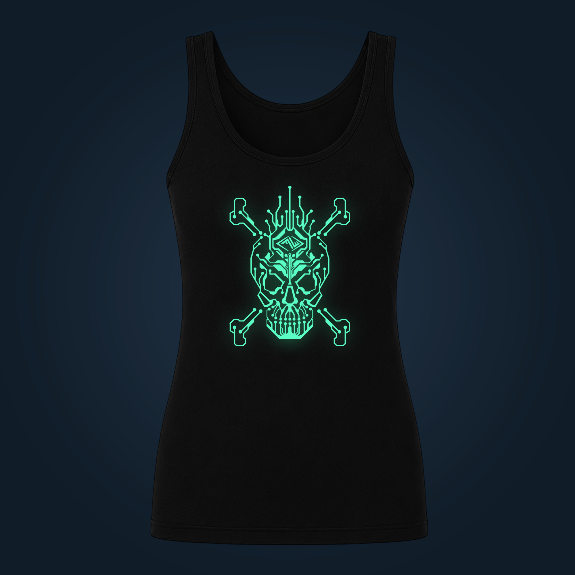 Cyber Pirate tank top women