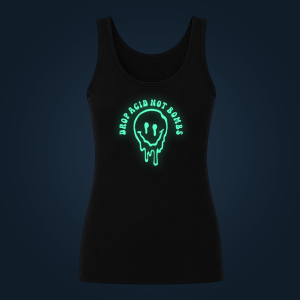 Drop Acid Not Bombs tank top women