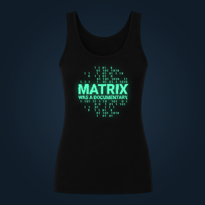 Matrix Was A Documentary tank top women
