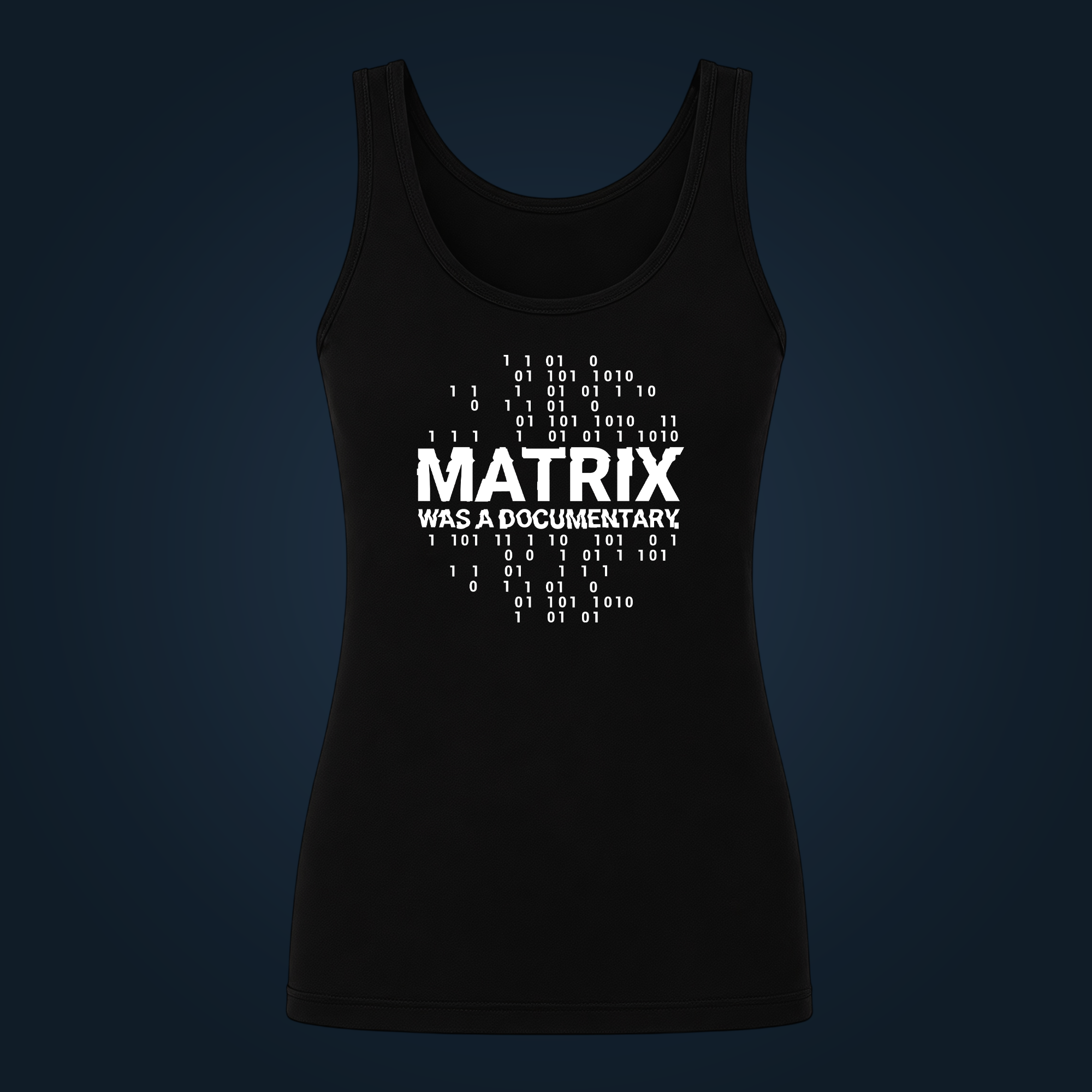 Matrix Was A Documentary tank top women - Image 2