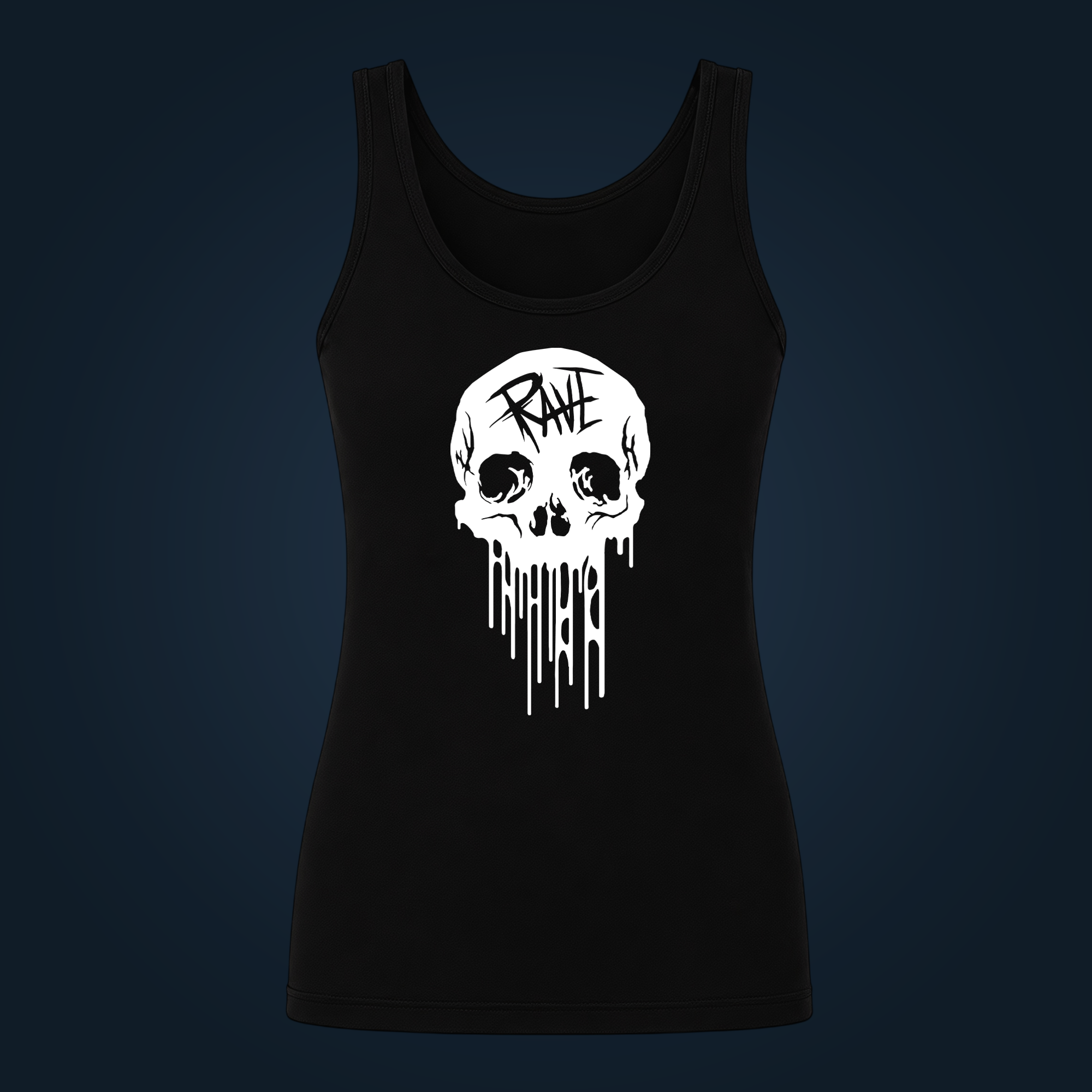 Melting Skull tank top women - Image 2