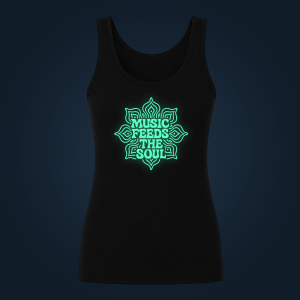 MUSIC FEEDS THE SOUL tank top women