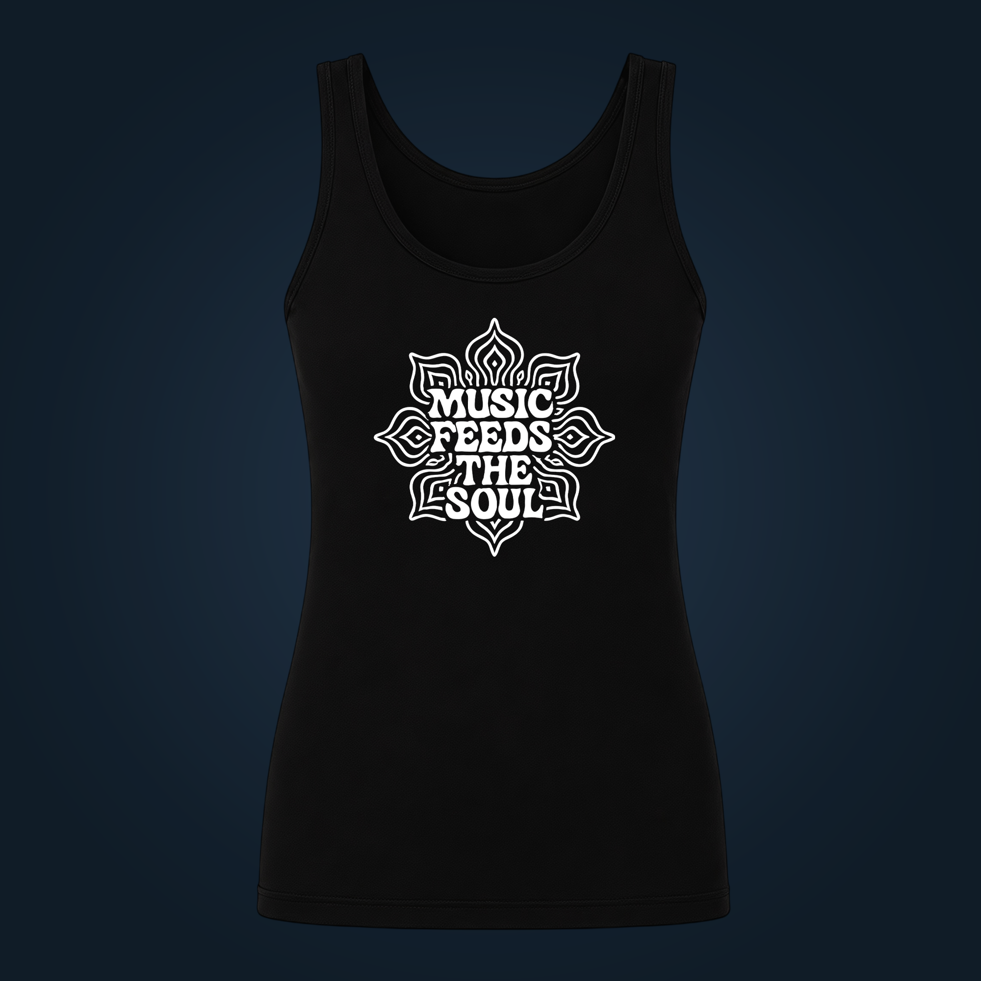 MUSIC FEEDS THE SOUL tank top women - Image 2