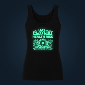 MY PLAYLIST IS A HEALTH RISK tank top women