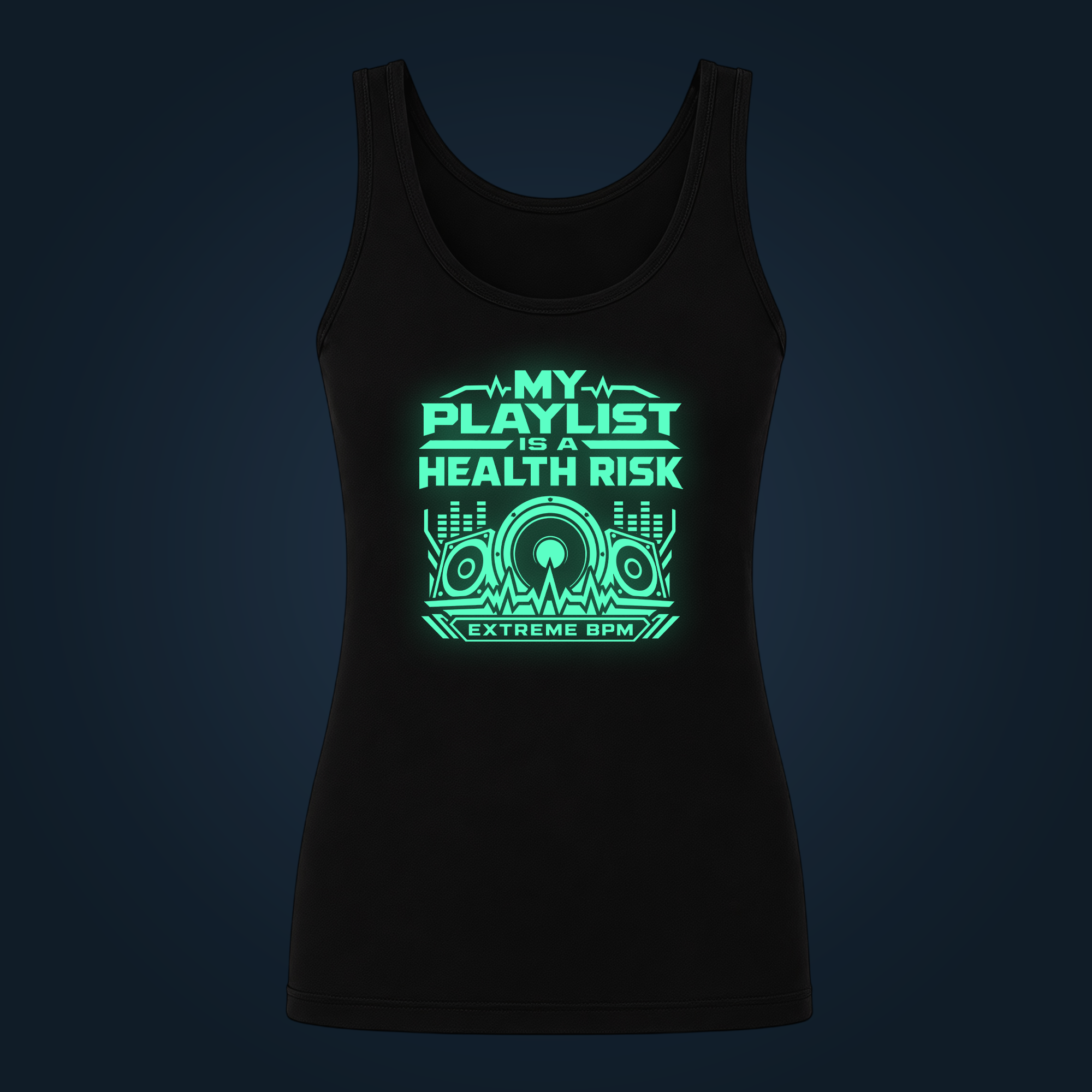 MY PLAYLIST IS A HEALTH RISK tank top women