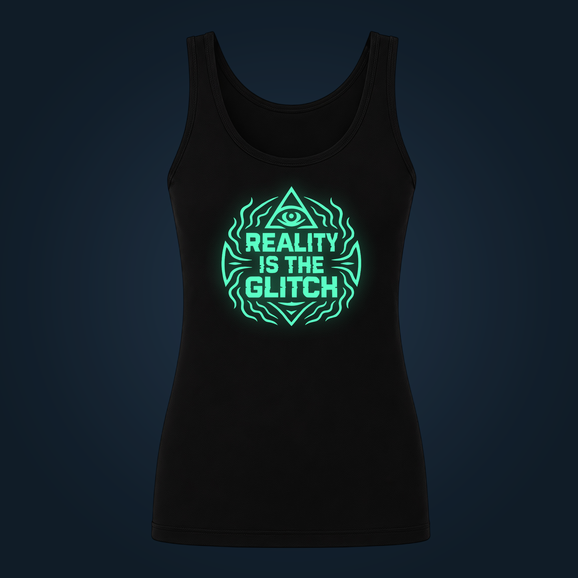 REALITY IS THE GLITCH tank top women