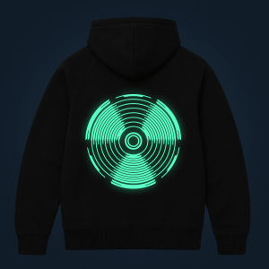 Atomic Core zipped hoodie