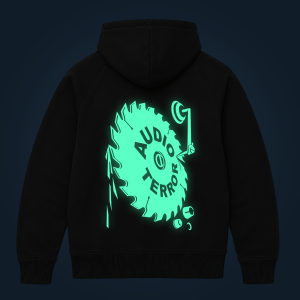 Audio Terror zipped hoodie