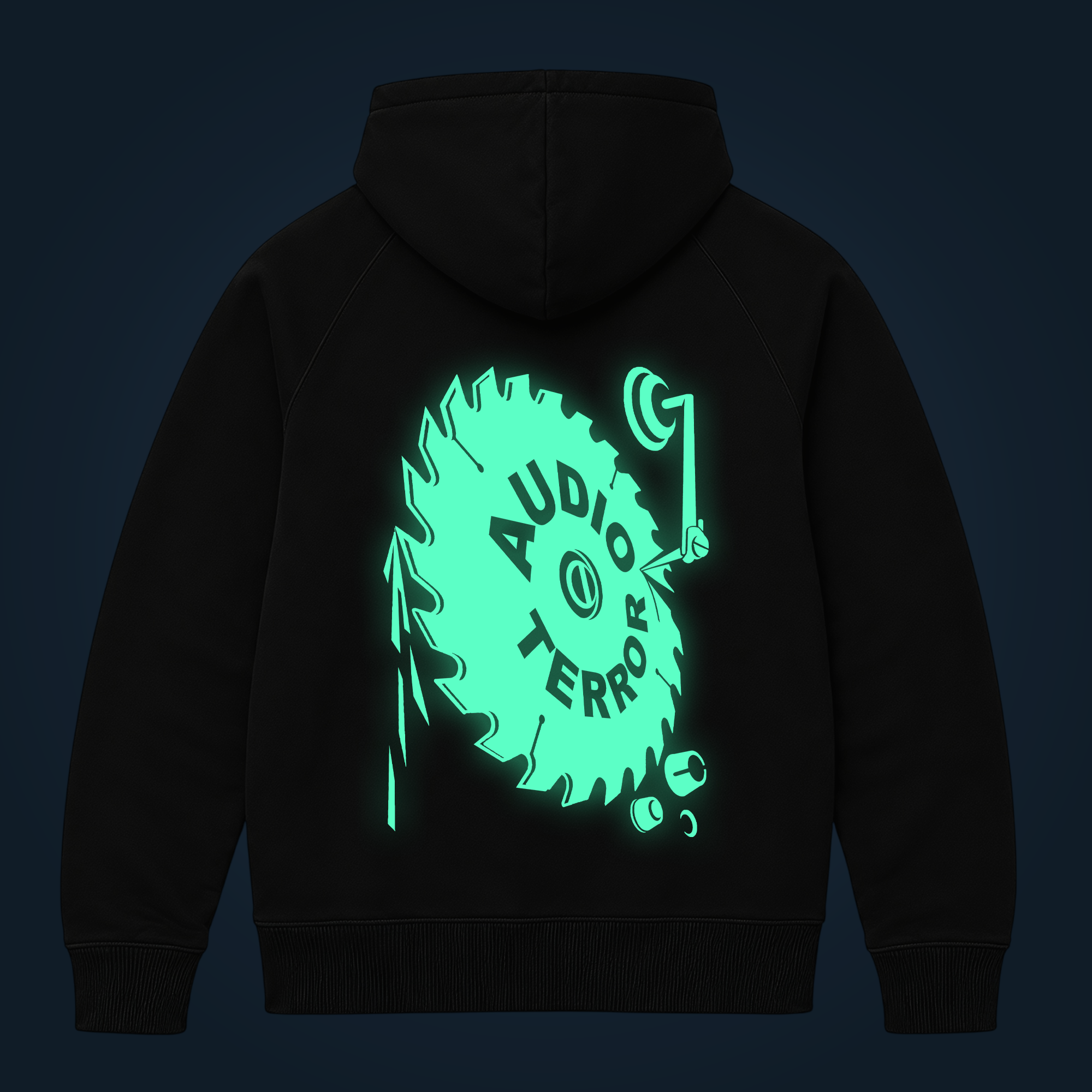 Audio Terror zipped hoodie