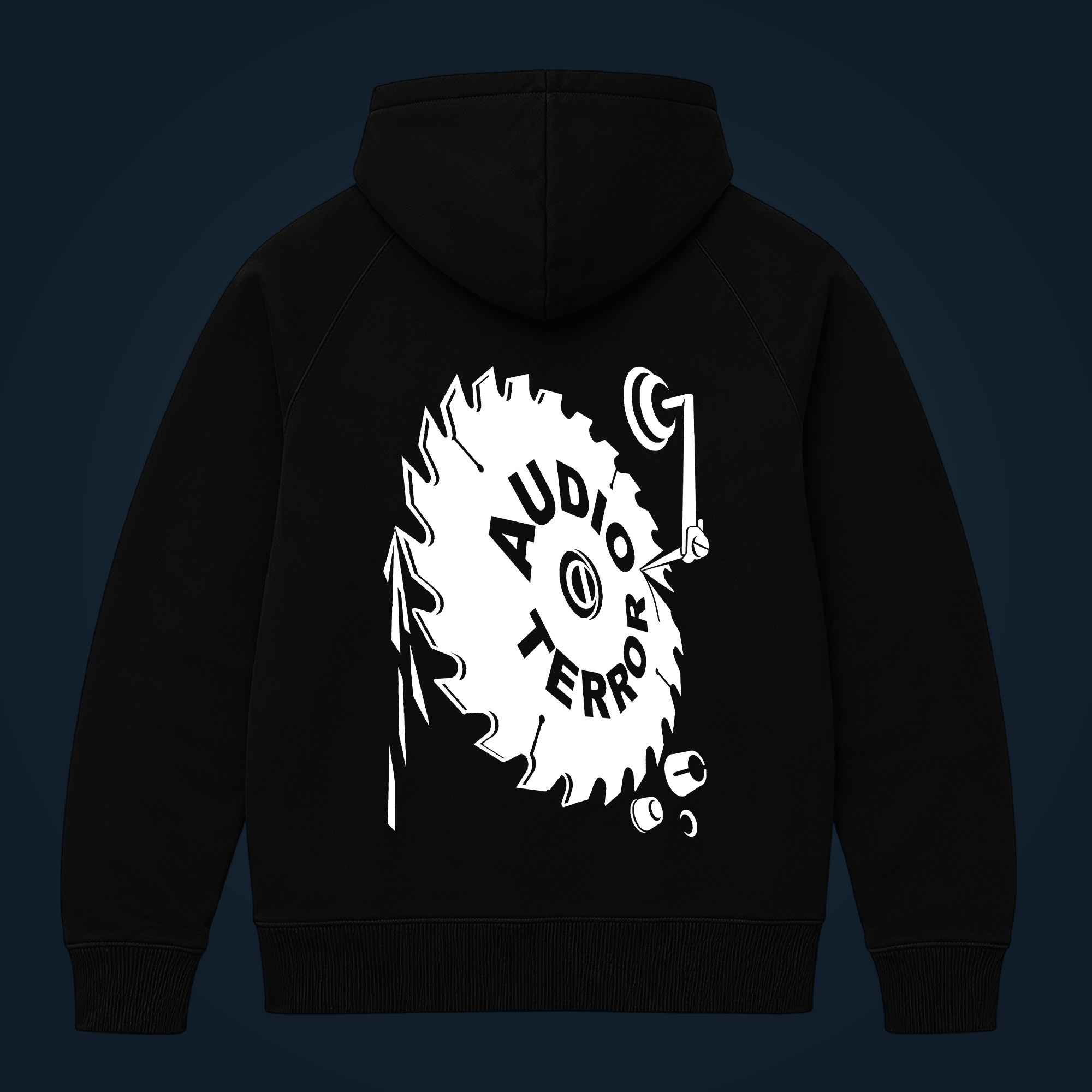 Audio Terror zipped hoodie - Image 2
