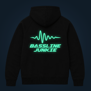 Bassline Junkie zipped hoodie