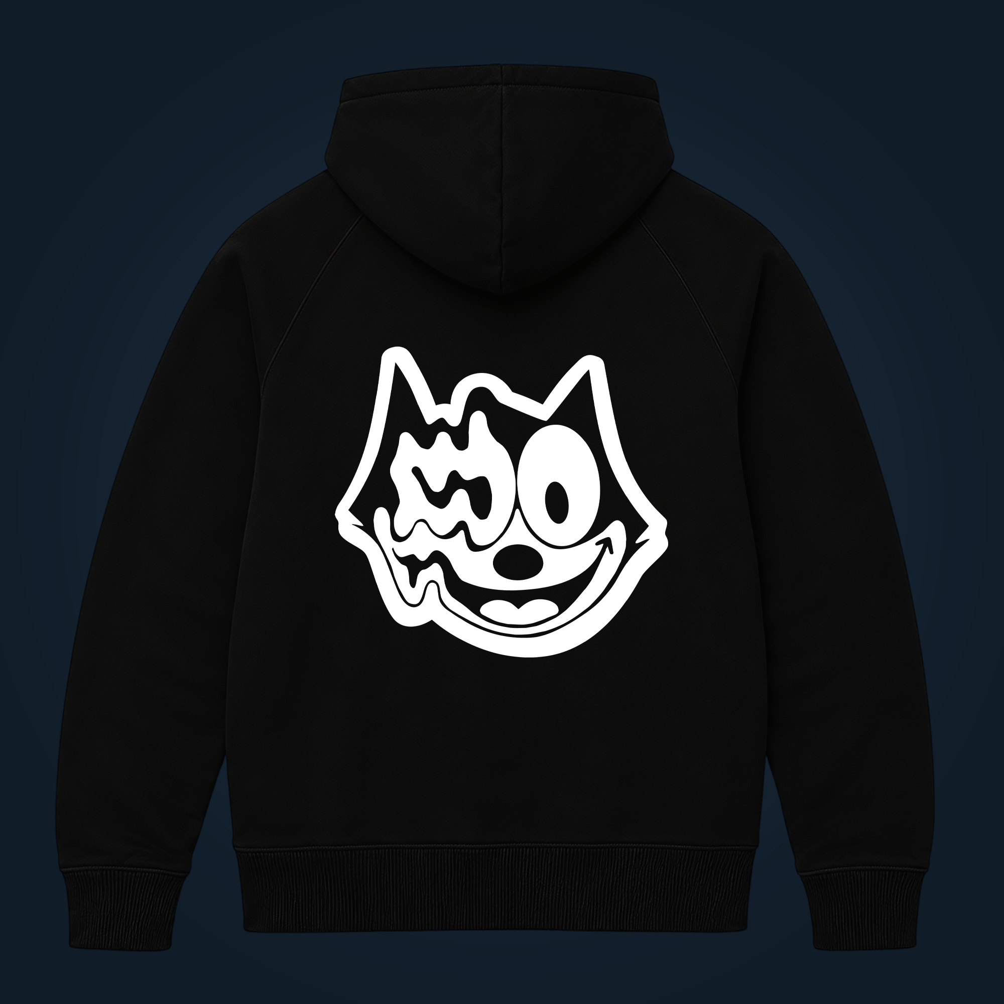 Cat zipped hoodie - Image 2