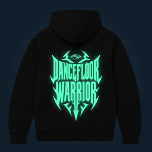 DANCEFLOOR WARRIOR zipped hoodie