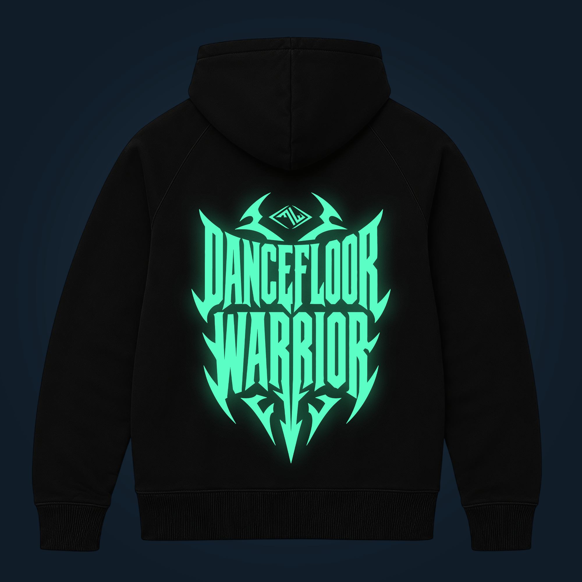 DANCEFLOOR WARRIOR zipped hoodie
