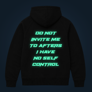 Do Not Invite Me zipped hoodie