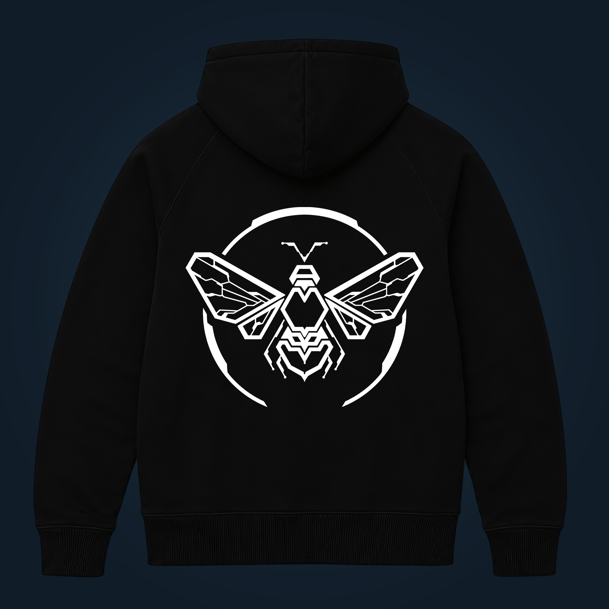 Electric Bee zipped hoodie - Image 2