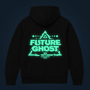 FUTURE GHOST zipped hoodie