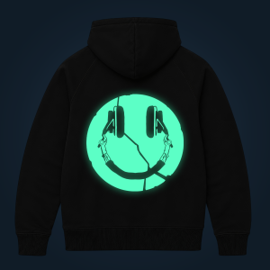 Good Vibes zipped hoodie
