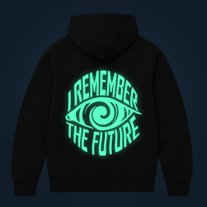 I Remember The Future zipped hoodie