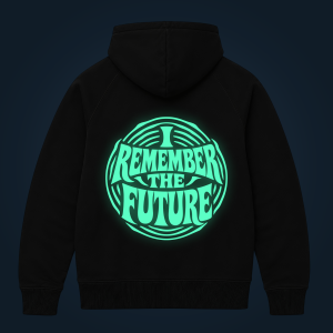 I Remember The Future zipped hoodie