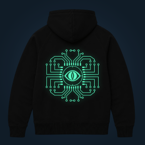 NEURAL WATCHER zipped hoodie